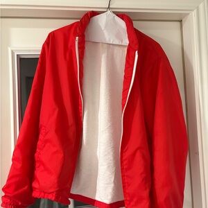 Retro Red Men's Windbreaker